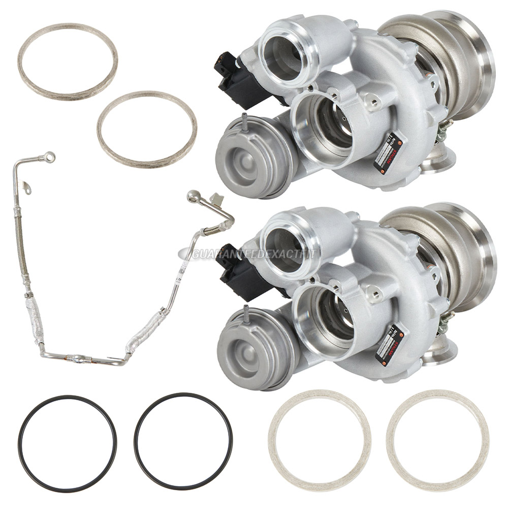 2012 Bmw X5 Turbocharger and Installation Accessory Kit 4.4L Engine