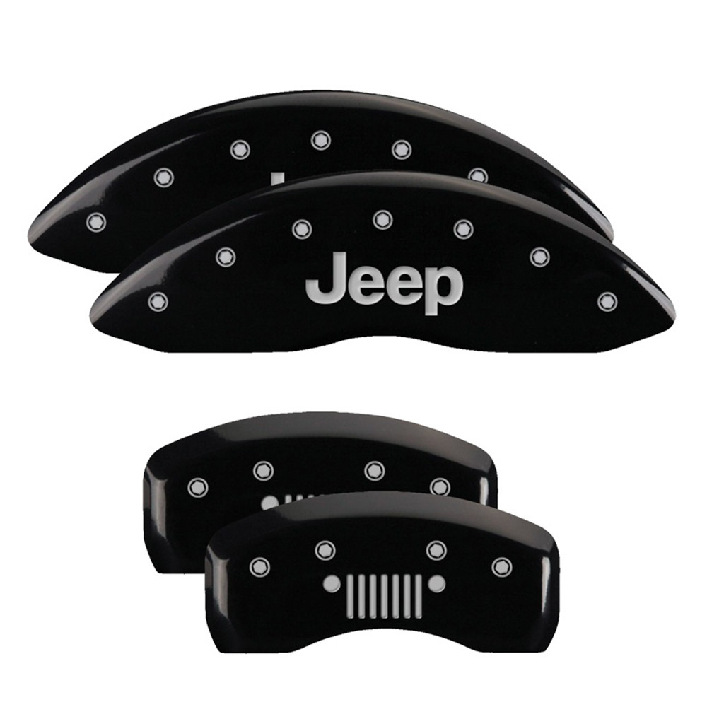 MGP Caliper Covers 42021SJPLBK Disc Brake Caliper Cover