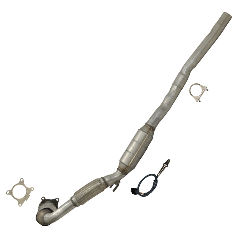 BuyAutoParts 45-601295W Catalytic Converter EPA Approved and o2 Sensor