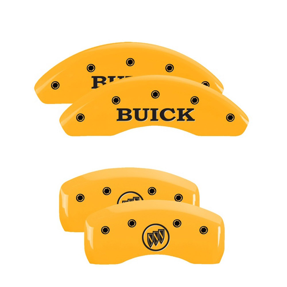 MGP Caliper Covers 49004SBSHYL Disc Brake Caliper Cover