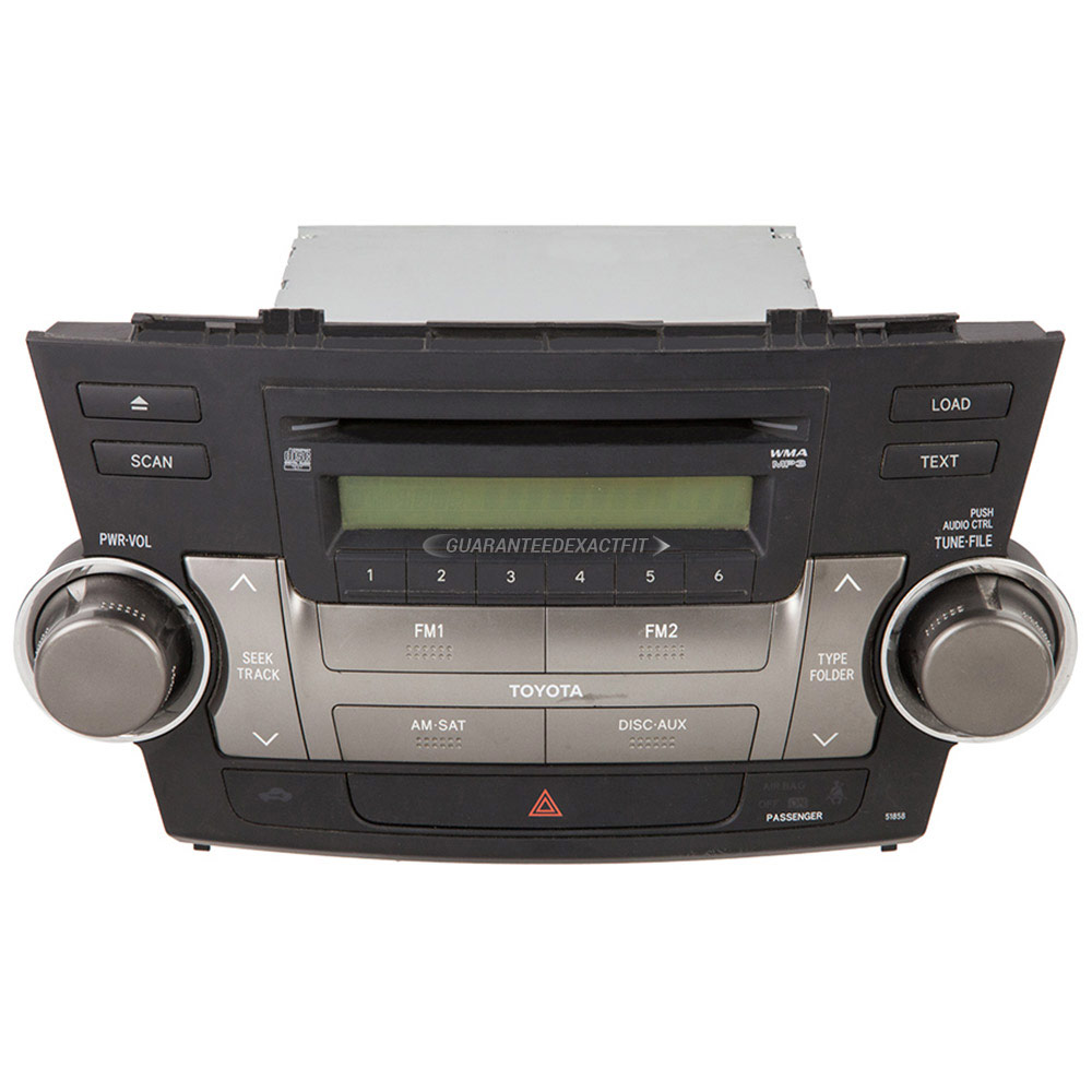 2009 Toyota Highlander Radio or CD Player