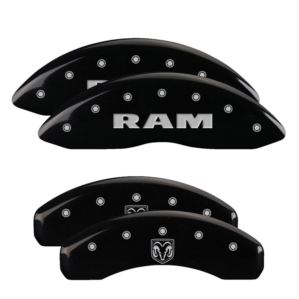 MGP Caliper Covers 55001SRMHBK Disc Brake Caliper Cover