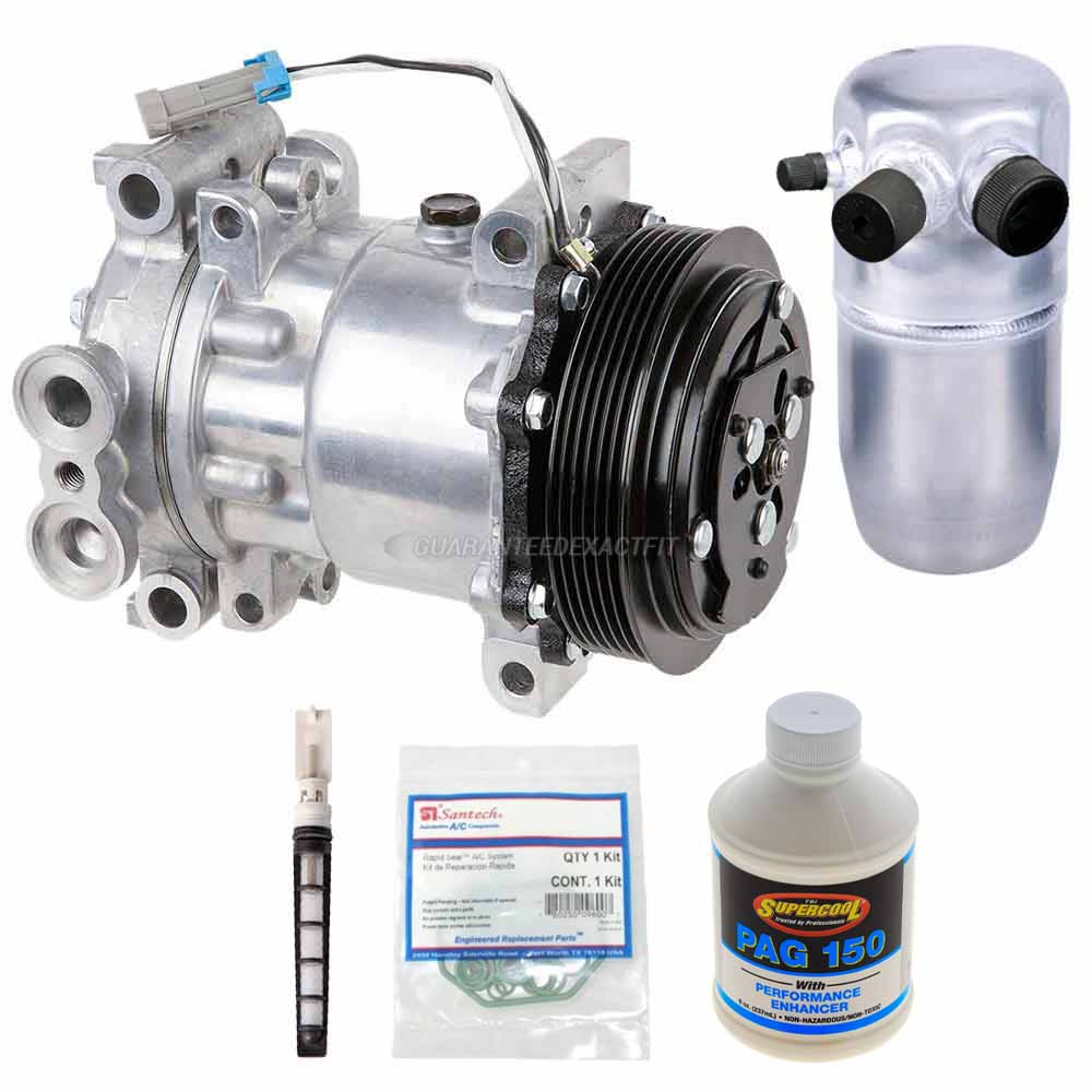 2000 Gmc C3500HD A/C Compressor and Components Kit