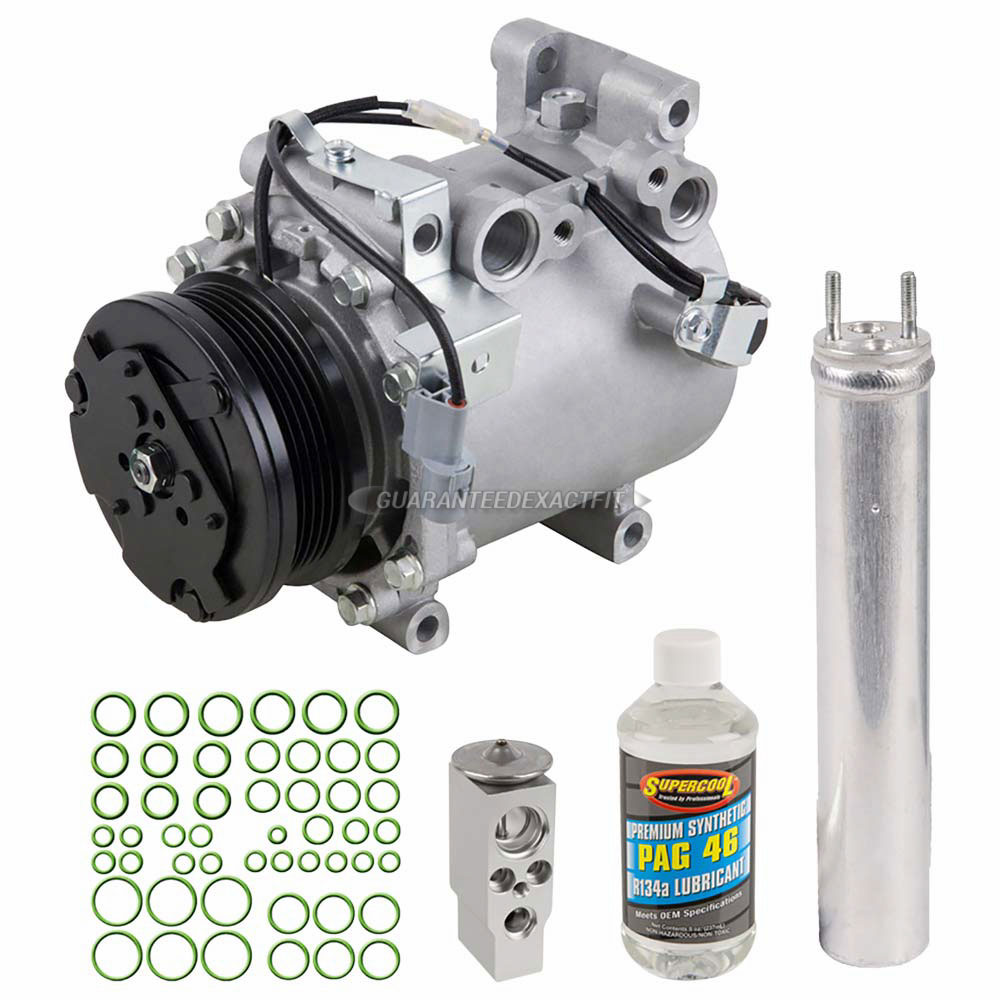 
 Mitsubishi lancer a/c compressor and components kit 