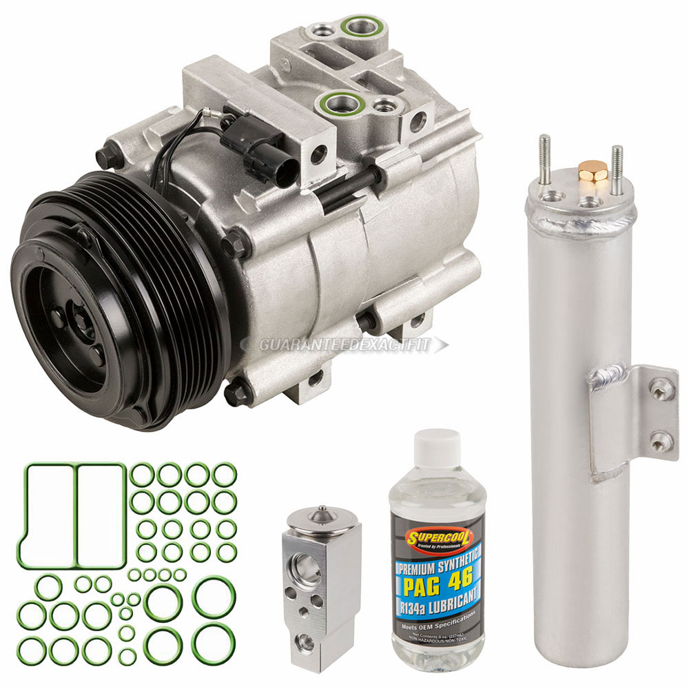 AC Compressor w// A//C Repair Kit For Honda Civic 2001 2002