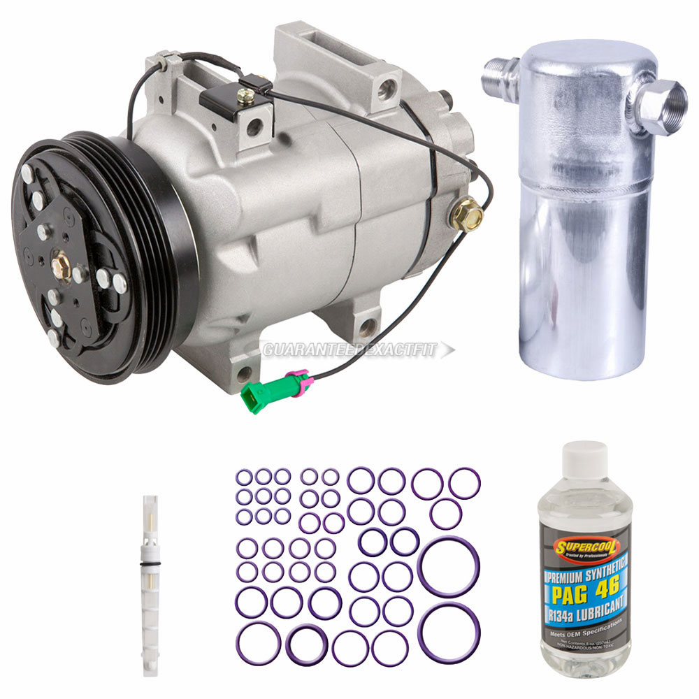 VW Passat 1.8L For Audi A4 1.8 Complete AC A//C Repair Kit W// Compressor /& Clutch