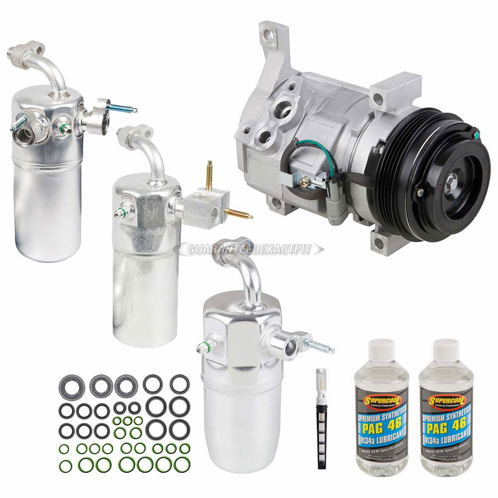 Gmc yukon xl 2500 a/c compressor and components kit