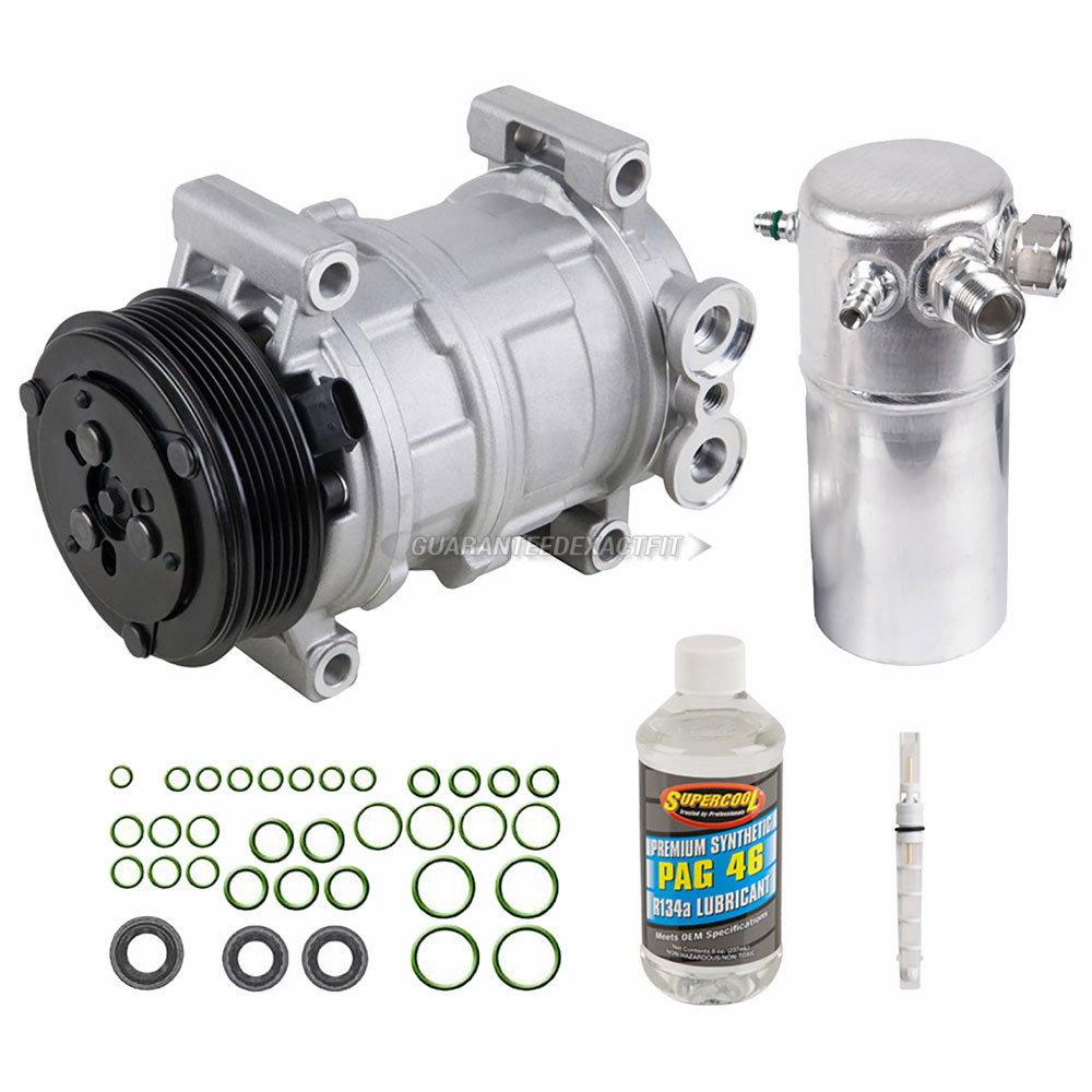 2002 Gmc savana 2500 a/c compressor and components kit 