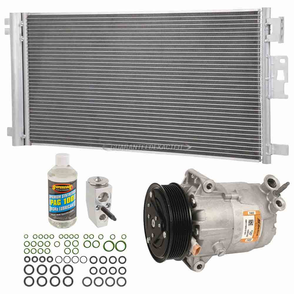 For Chevy Malibu Pontiac Saturn A//C Kit w// AC Compressor Condenser /& Drier DAC