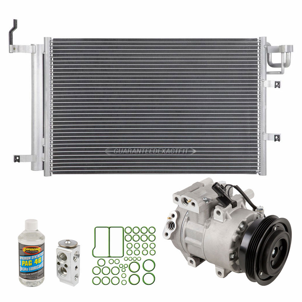 
 Kia spectra a/c compressor and components kit 