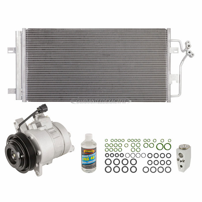 
 Cadillac dts a/c compressor and components kit 