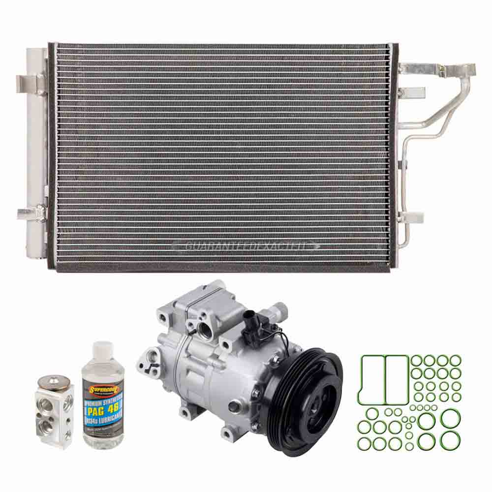 2010 Hyundai Elantra A/C Compressor and Components Kit All Models 60 ...