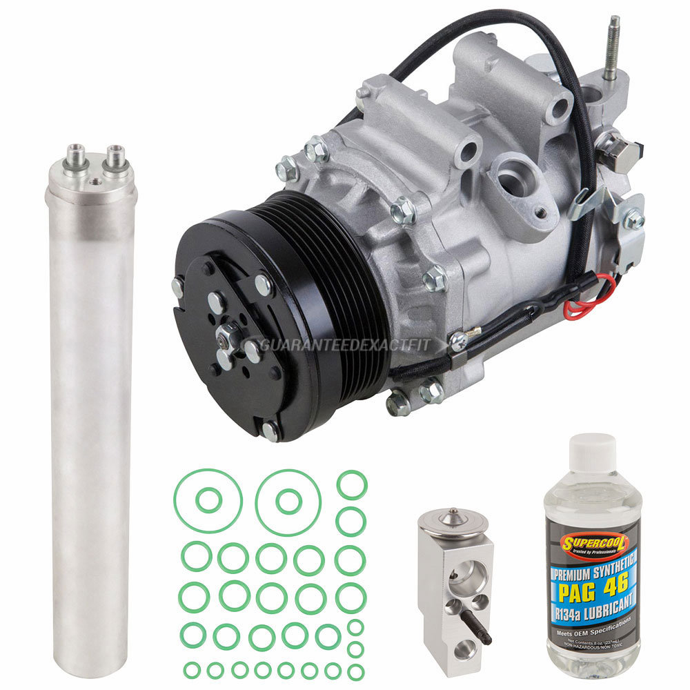 2007 Honda Civic A/C Compressor and Components Kit 1.8L Engine 3 Pin