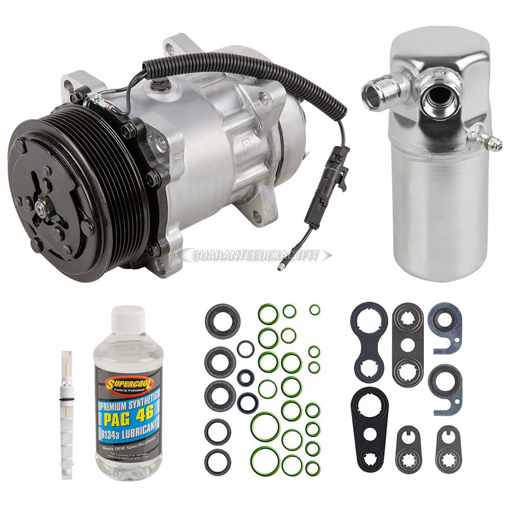 
 Chevrolet kodiak a/c compressor and components kit 