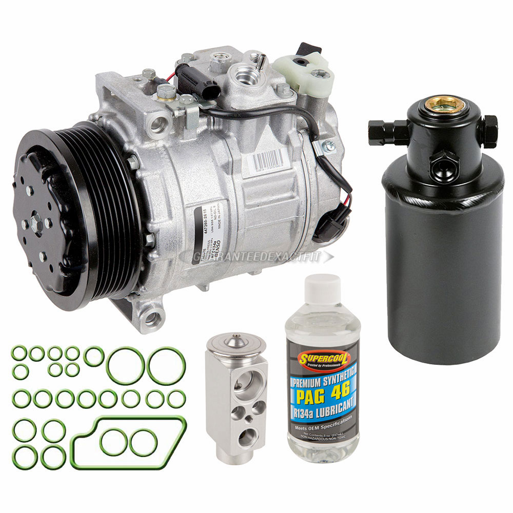 thumbnail image 2 of RANSHU A/C Compressor Kit For 2003-2006 Mercedes-Benz E500 – 7SEU16C, 6 Groove – Includes Drier, Oil, Seals 2 of 6