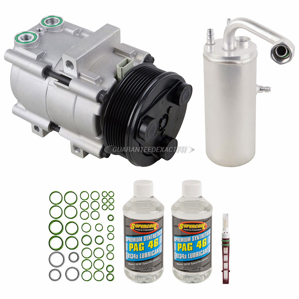 
 Ford excursion a/c compressor and components kit 