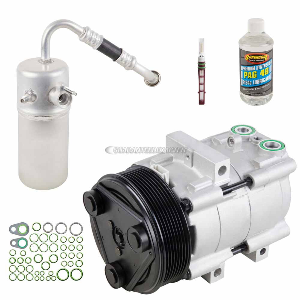 2006 Lincoln Mark Lt A/C Compressor and Components Kit 