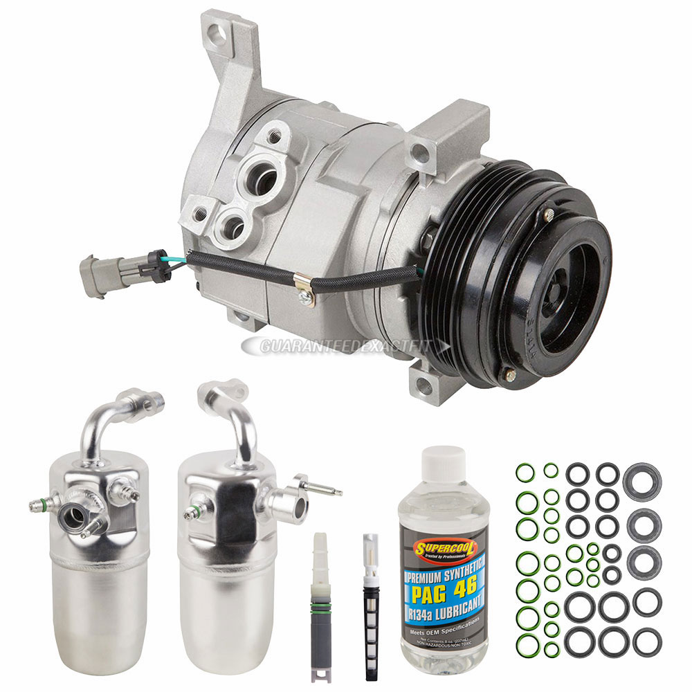 2002-2006 Cadillac Escalade V8 5.3L /& 6.0L OHV A//C New AC Compressor Kit Fits