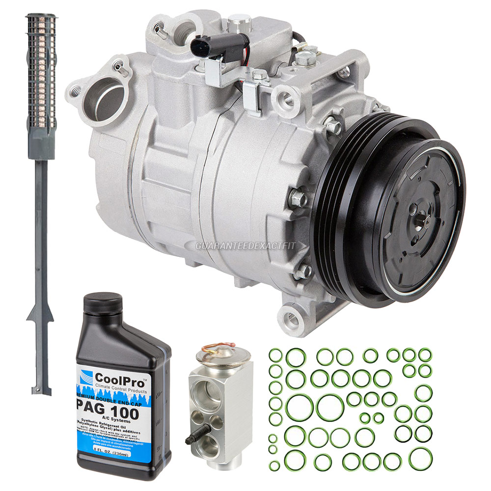 Bmw 645ci a/c compressor and components kit 