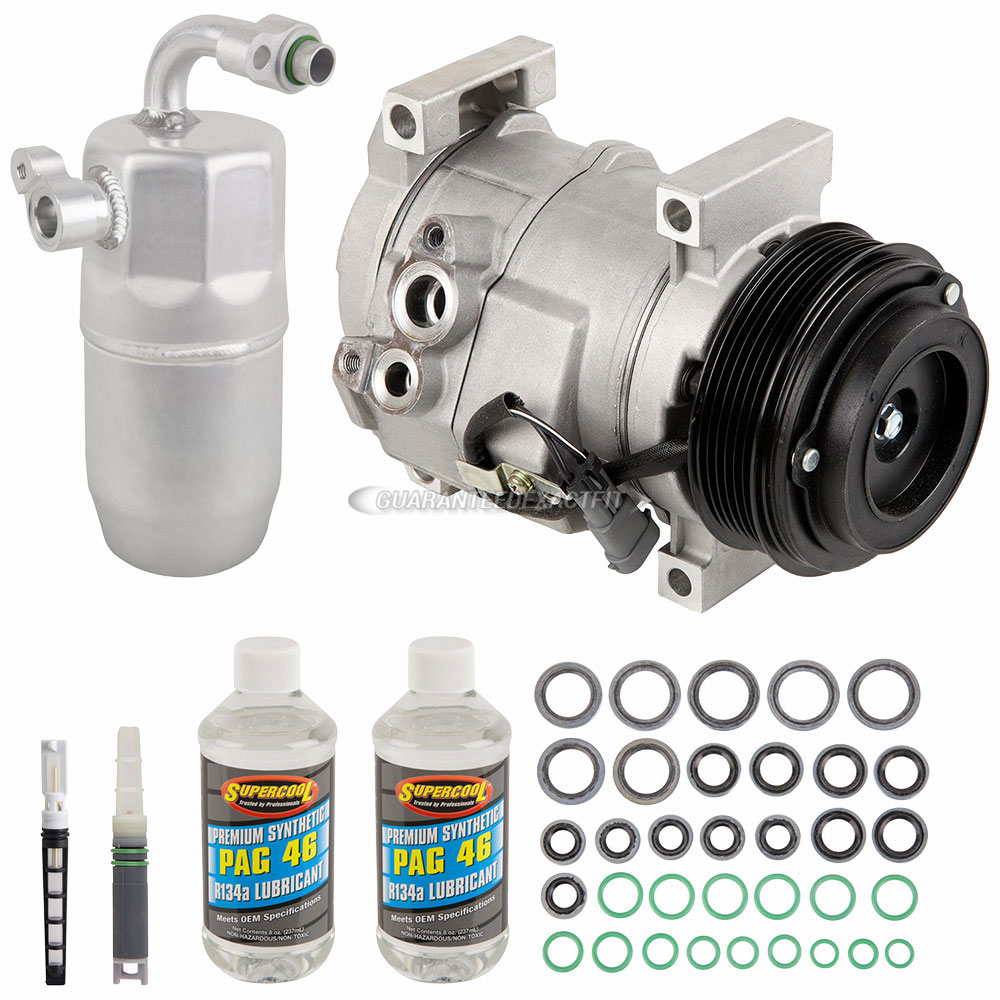 2007 Gmc sierra 1500 classic a/c compressor and components kit 