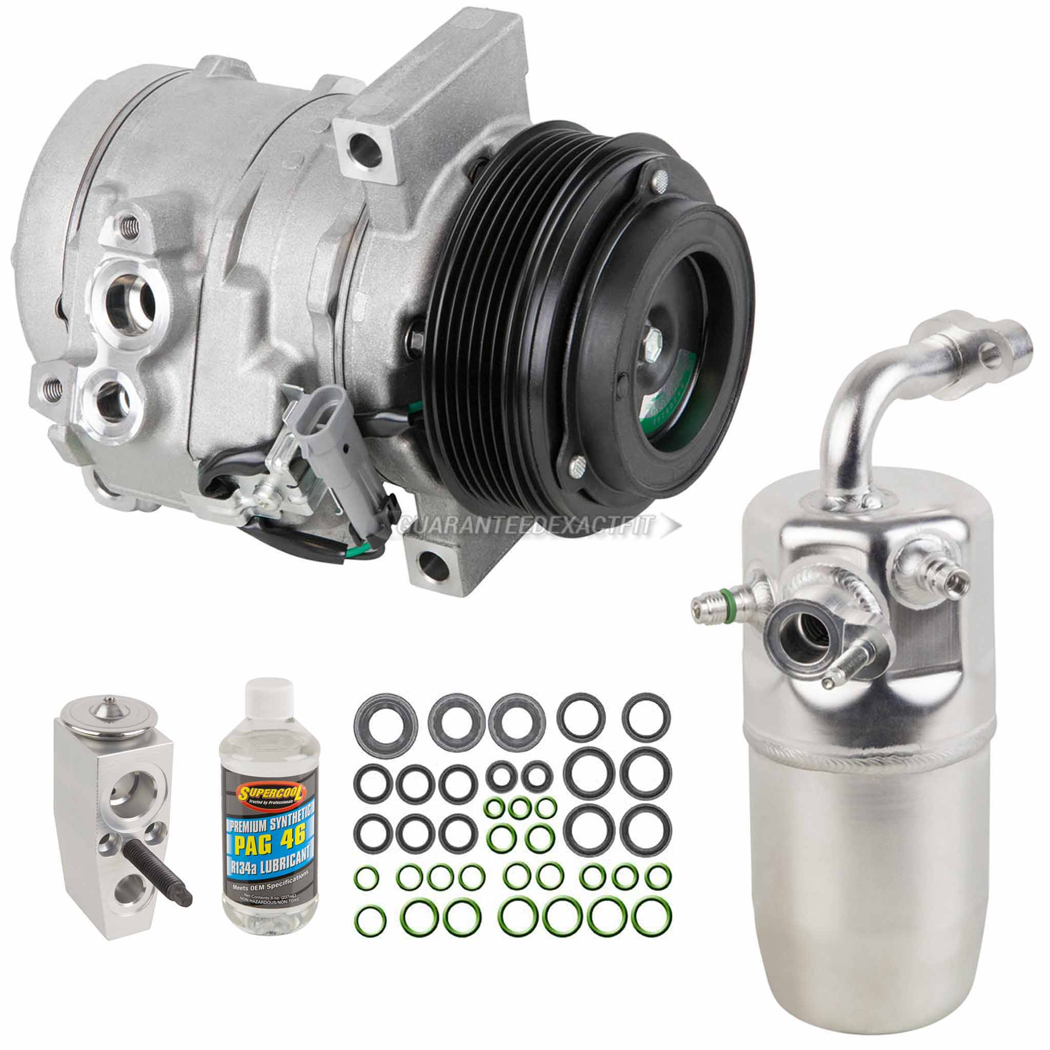  Gmc Sierra 3500 HD A/C Compressor and Components Kit 