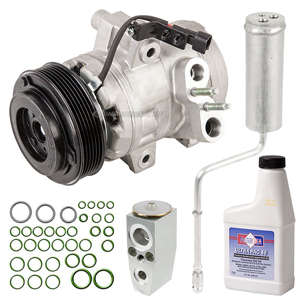 2010 Ford Focus A/c Compressor 2010 Ford Focus A/C Compressor and Components Kit All Models 60-81780 RK