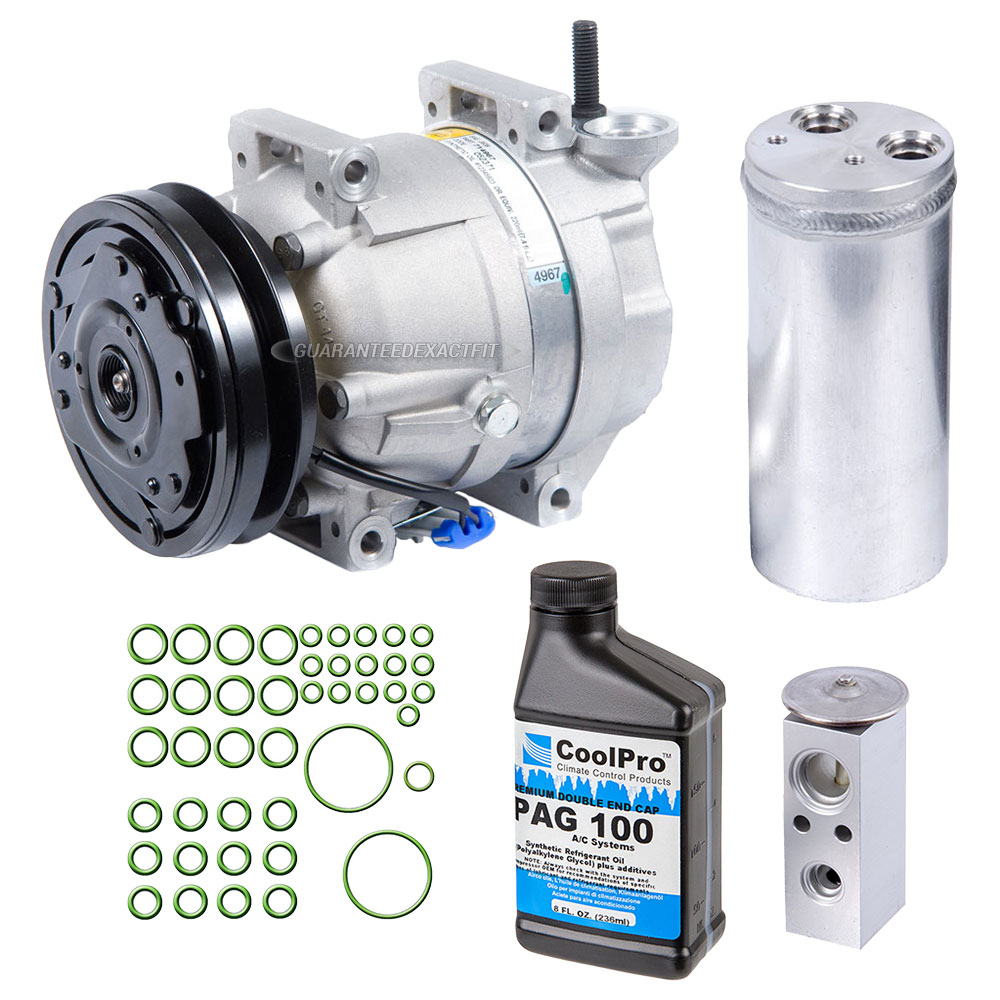 Daewoo Lanos Ac Compressor And Components Kit Oem & Aftermarket