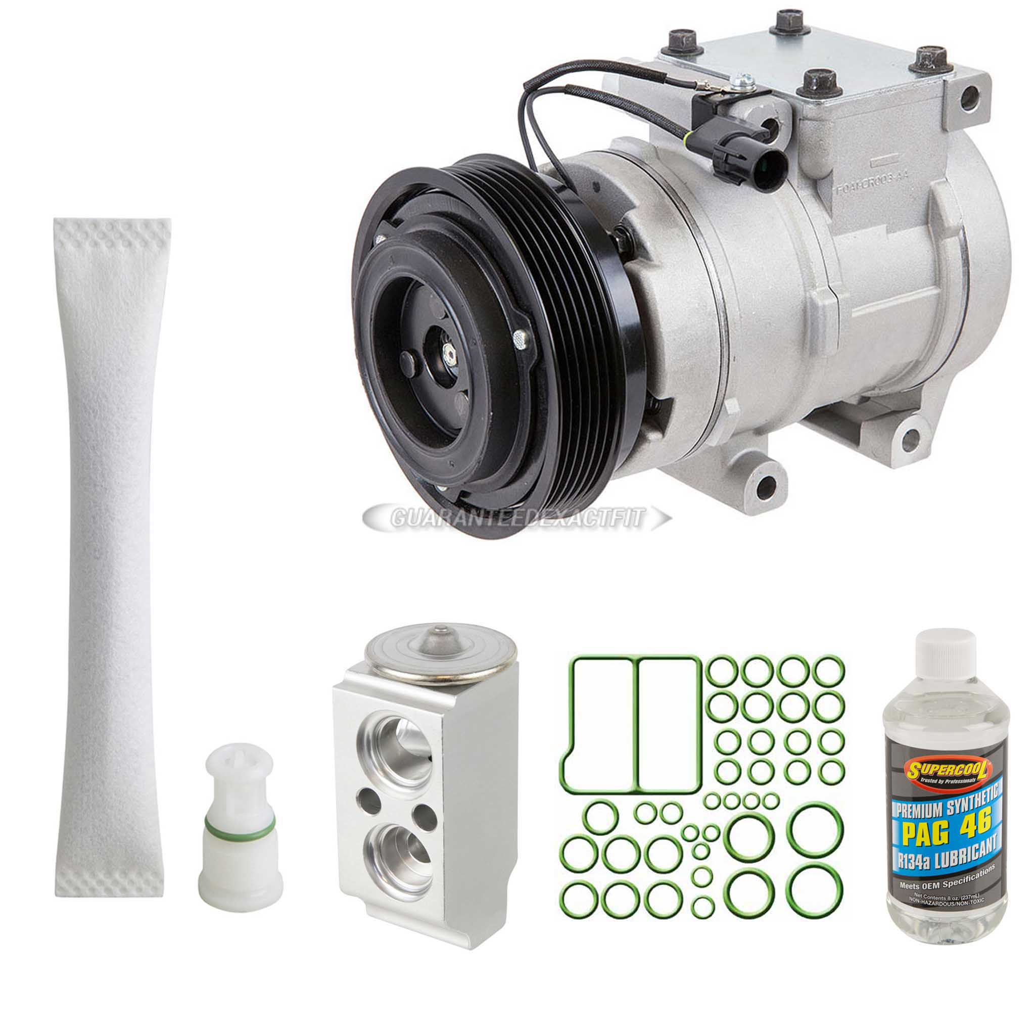 2013 Hyundai genesis coupe a/c compressor and components kit 