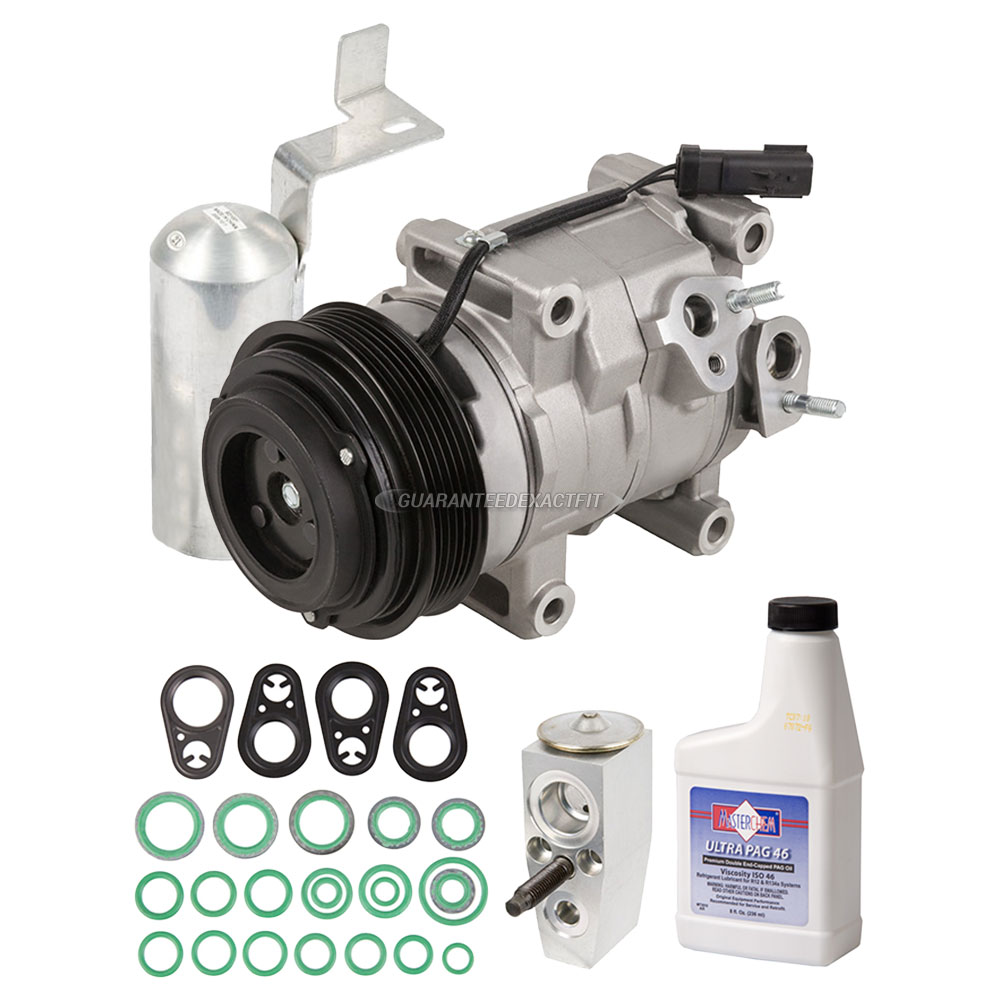 2011 Dodge Grand Caravan A/C Compressor and Components Kit with Rear AC