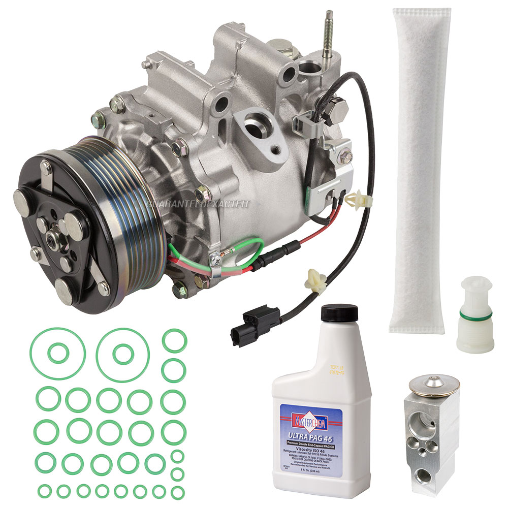 2008 Honda Civic A/C Compressor and Components Kit 1.8L Engine 1 Pin