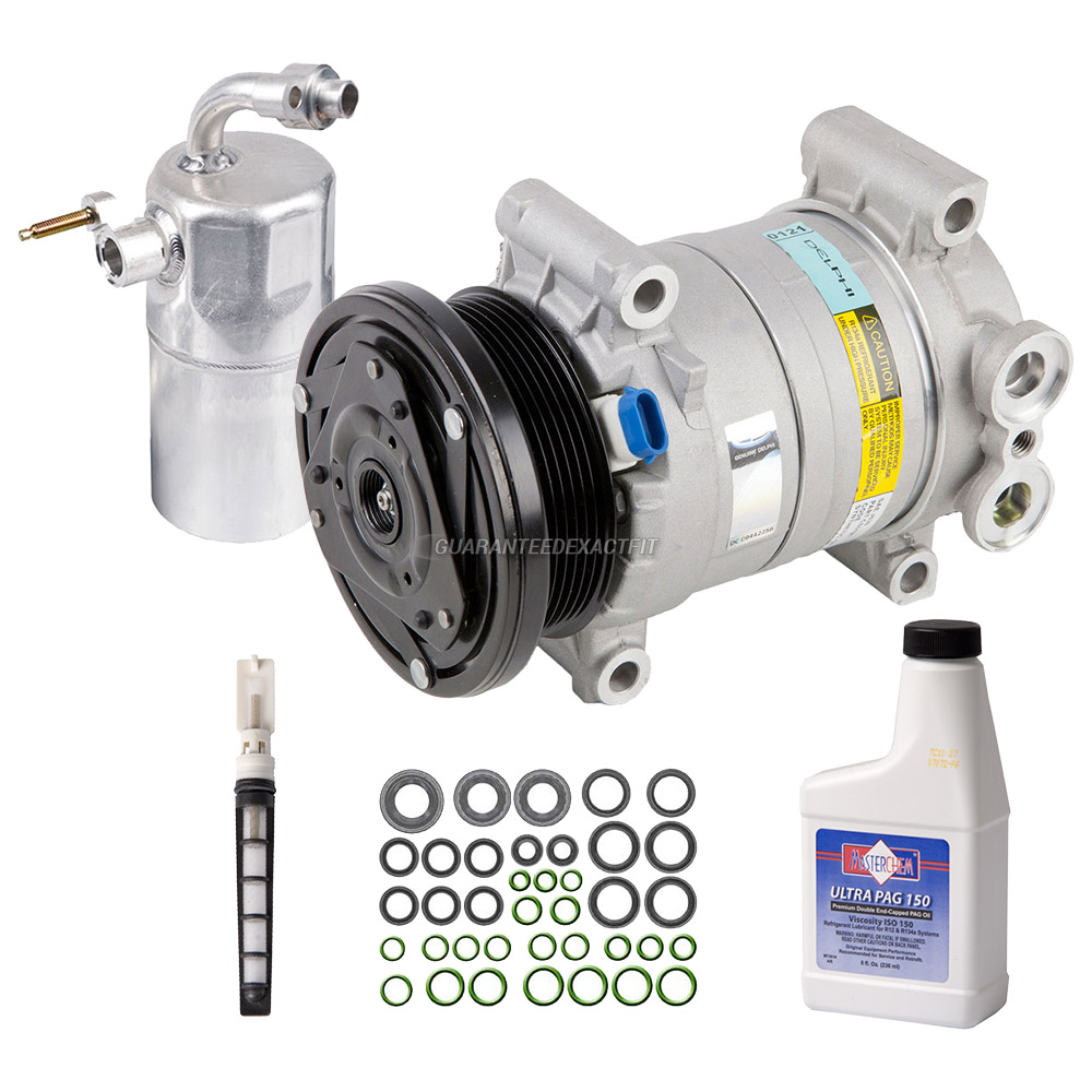 2003 Gmc sierra 3500 a/c compressor and components kit 