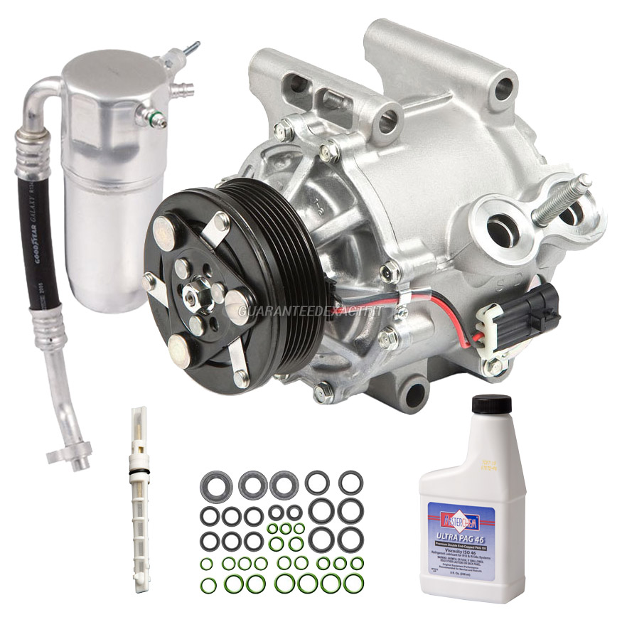 2002 GMC Envoy A/C Compressor and Components Kit 4.2L Engine w/ Rear