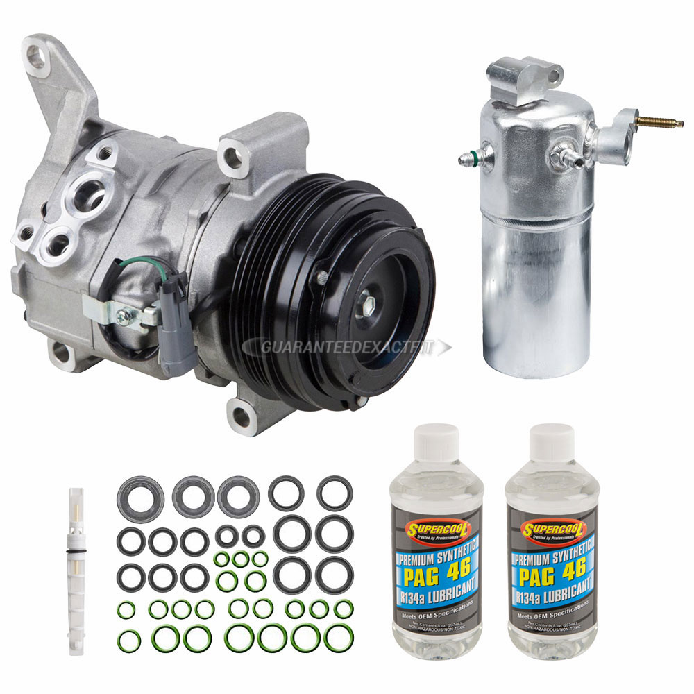 2007 Gmc Savana 3500 A/C Compressor and Components Kit