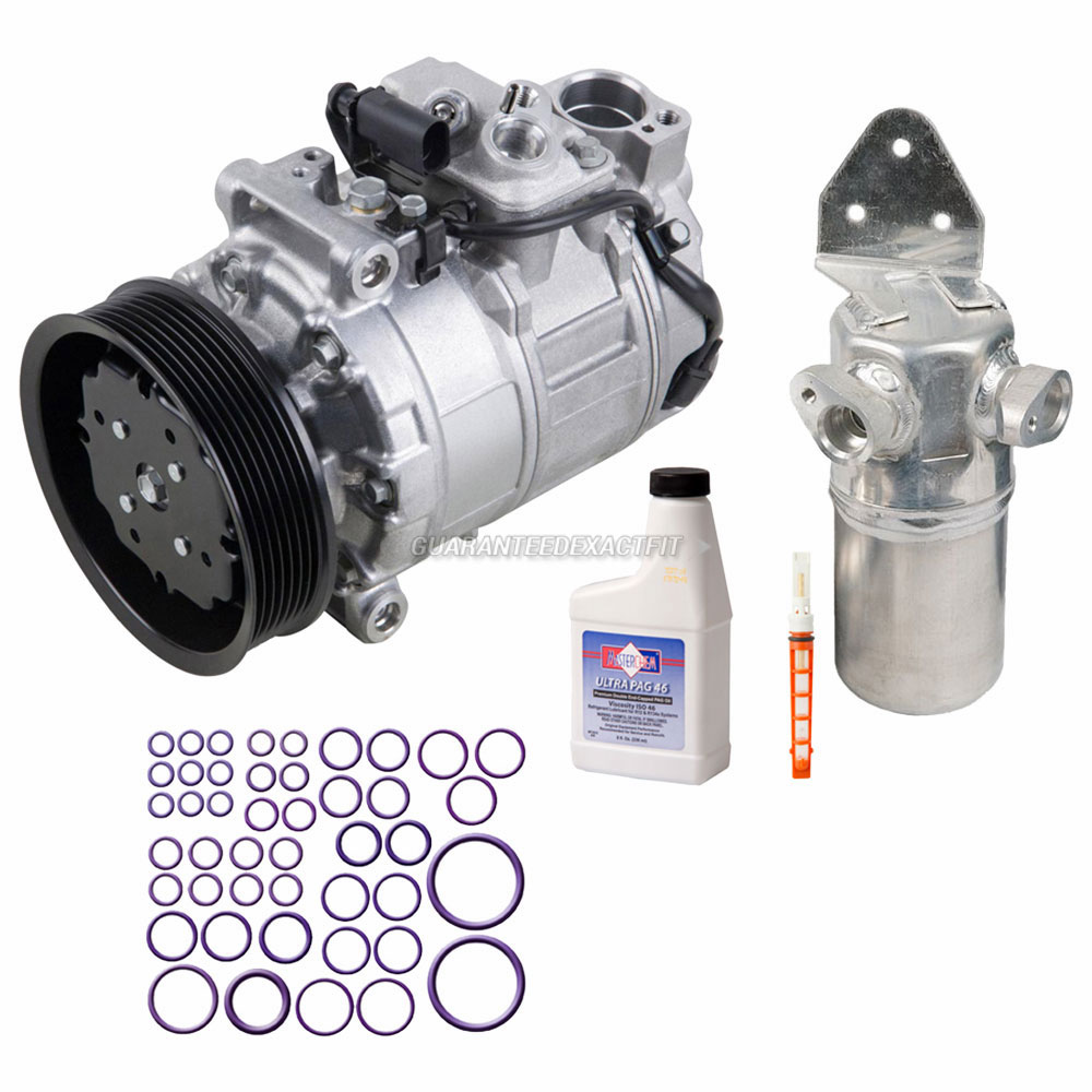 2005 Audi A8 Quattro A/C Compressor and Components Kit