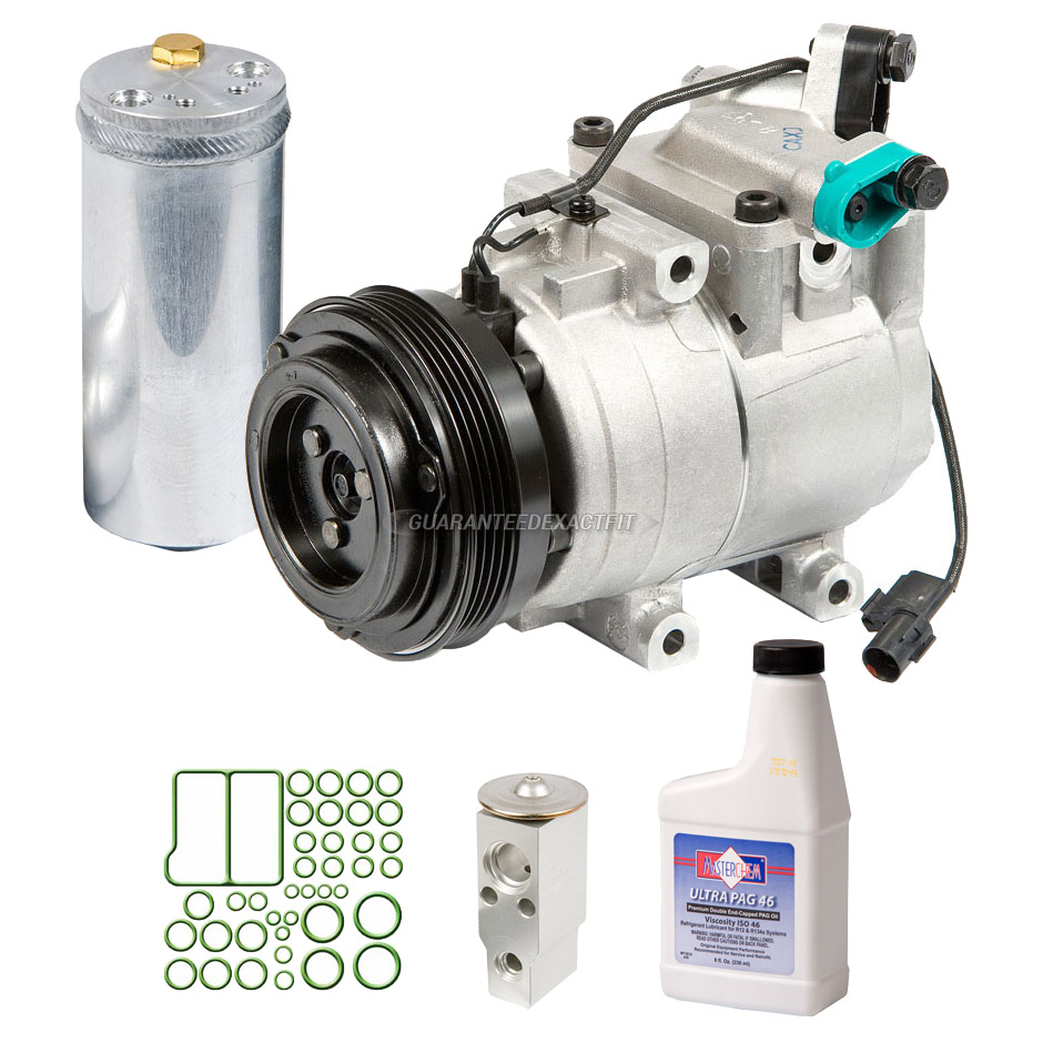 
 Kia Spectra a/c compressor and components kit 