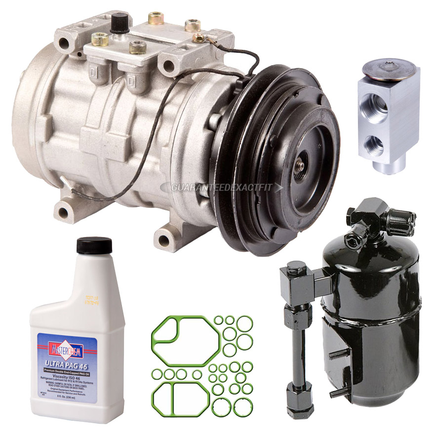 Mercedes Benz 560sl a/c compressor and components kit