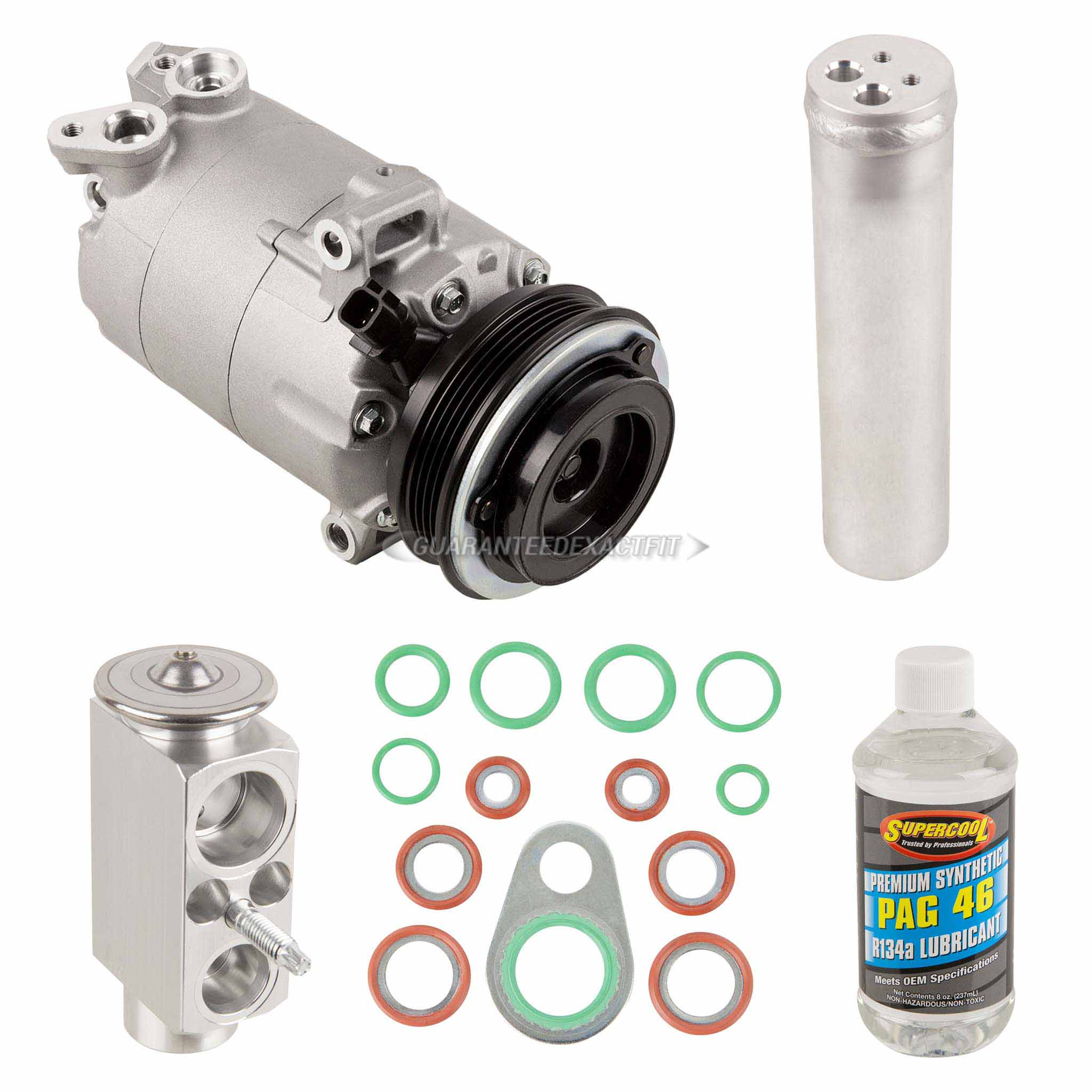 Lincoln mkc a/c compressor and components kit