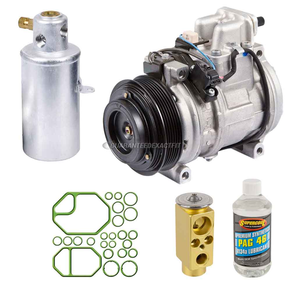 1992 Mercedes Benz 400SE A/C Compressor and Components Kit