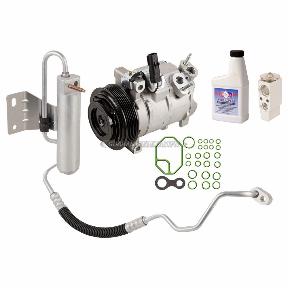 BuyAutoParts 60-89350RK New For 2009 Dodge Journey V6 w//Rear AC AC Compressor w//A//C Repair Kit