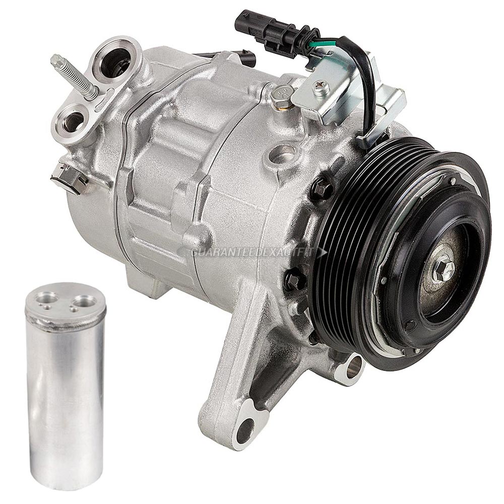 2017 Gmc acadia limited a/c compressor and components kit 