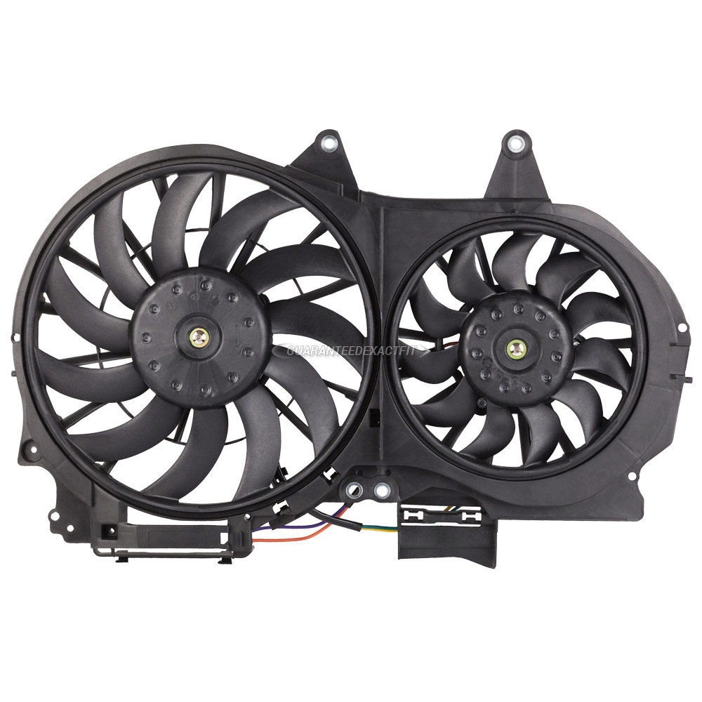 2006 Audi A4 Cooling Fan Assembly Dual Fan Assembly 2.0L Models with