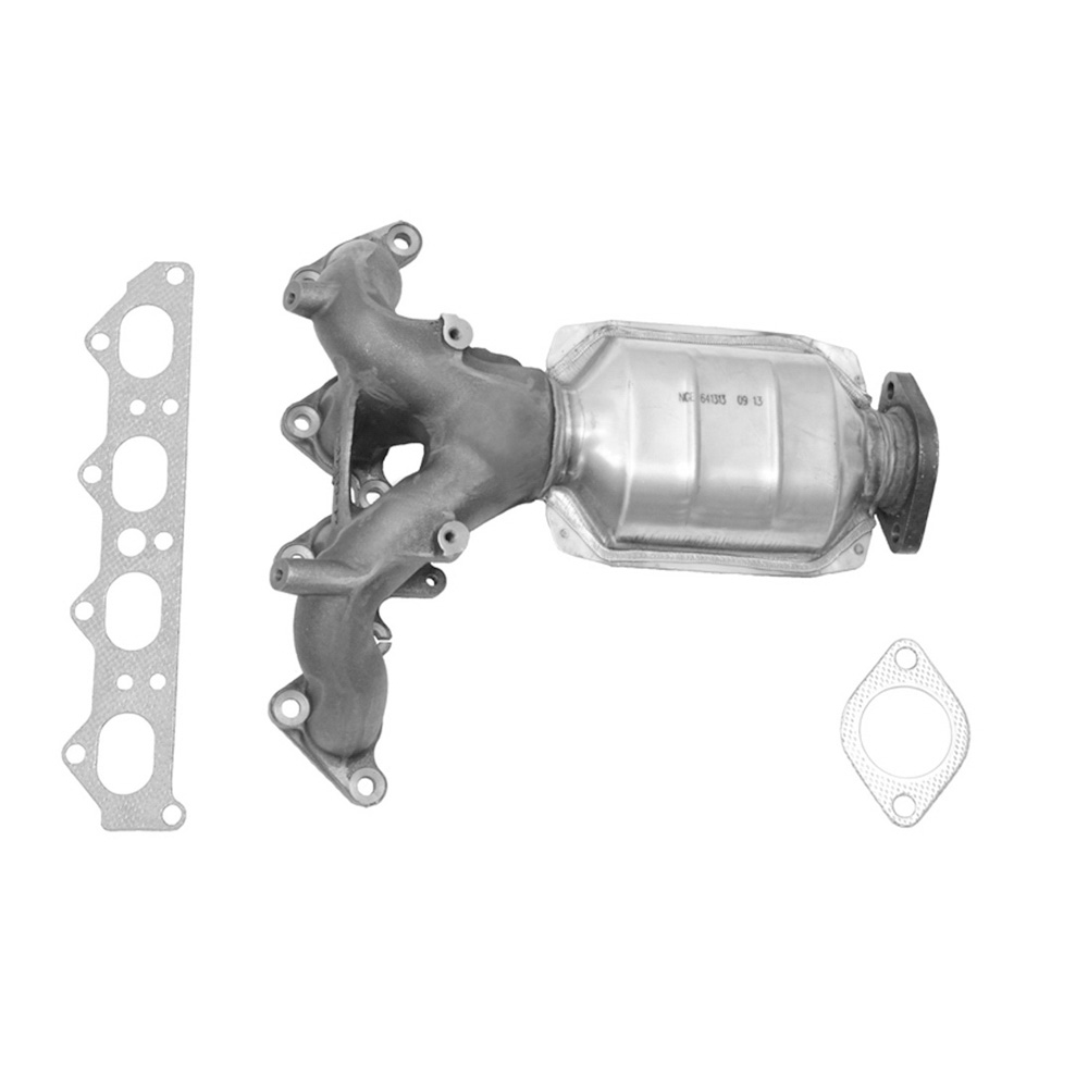 2007 Hyundai Tucson Catalytic Converter w/ Exhaust Manifold