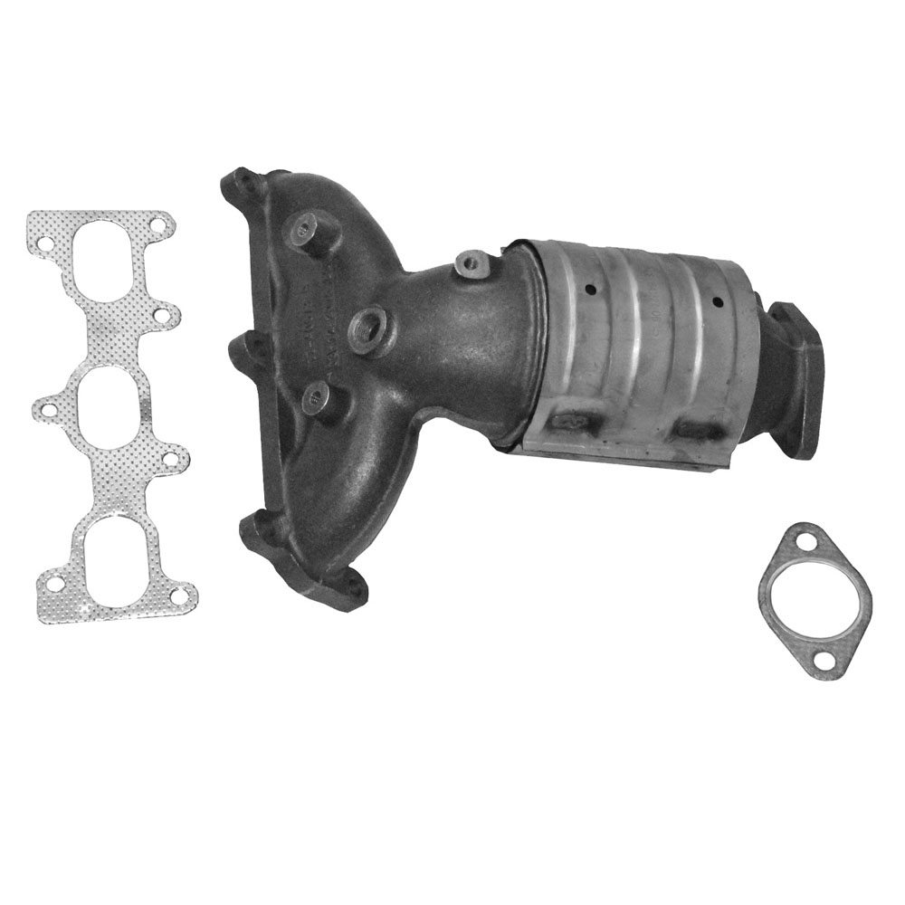 2007 Hyundai Tucson Catalytic Converter w/ Exhaust Manifold