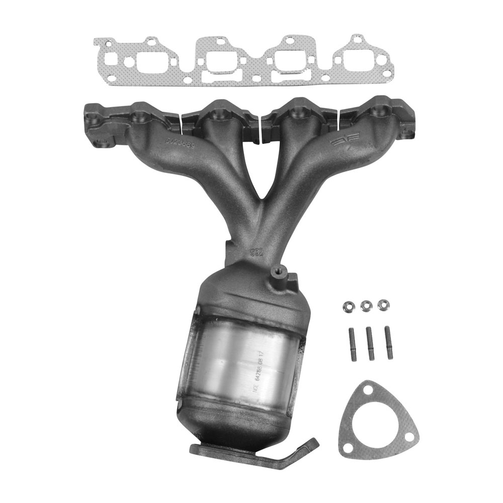 2007 Saturn Aura Catalytic Converter w/ Exhaust Manifold