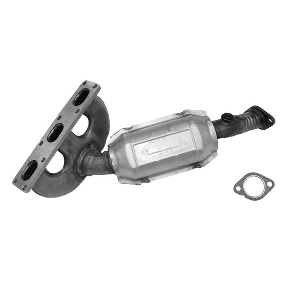 2002 Bmw 330Ci Catalytic Converter w/ Exhaust Manifold