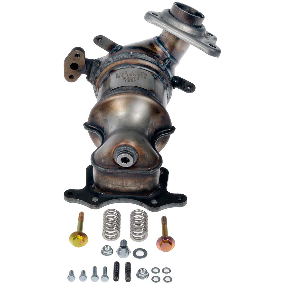 2009 Honda Fit Catalytic Converter w/ Exhaust Manifold