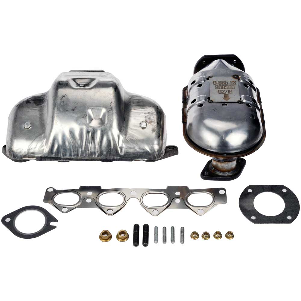 2006 Hyundai Tiburon Catalytic Converter w/ Exhaust Manifold