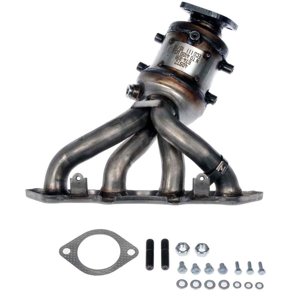 2012 Hyundai Accent Catalytic Converter w/ Exhaust Manifold