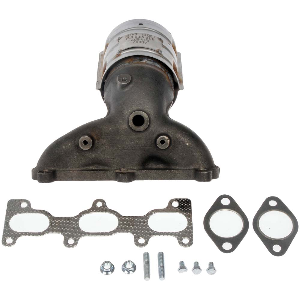 2007 Hyundai Tucson Catalytic Converter w/ Exhaust Manifold