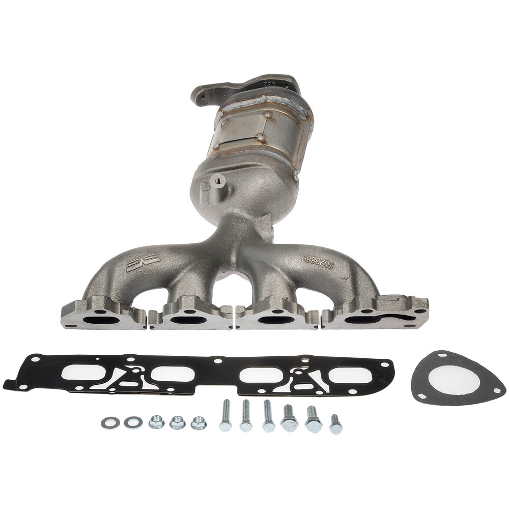2008 Saturn Aura Catalytic Converter w/ Exhaust Manifold